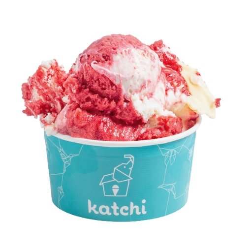 Tonka Raspberry Ice Cream, 160 ml - katchi-ice.com