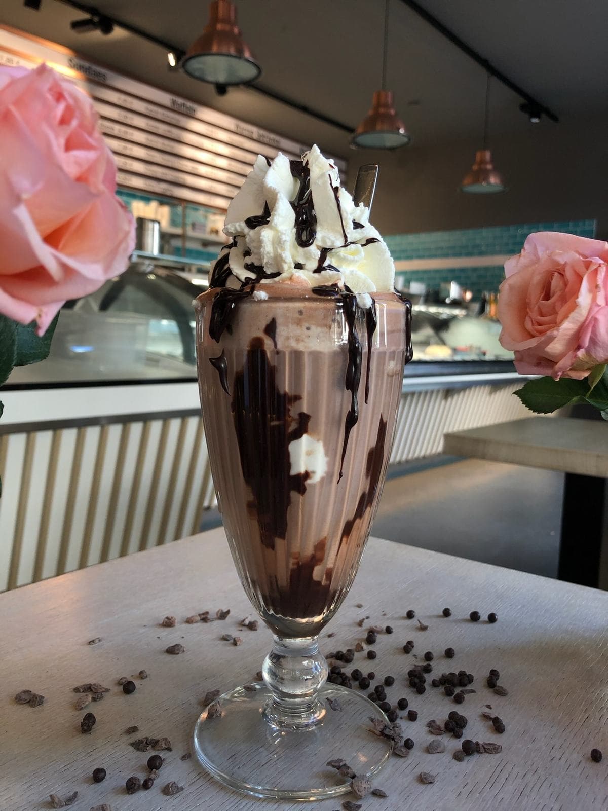 Schoko-Milchshake bei Katchi Ice Cream Berlin