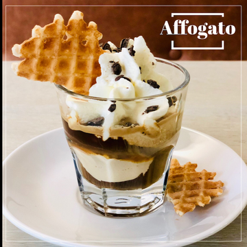 Affogato – Espresso mit Vanilleeis