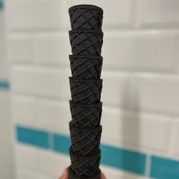 Black Cocoa Waffle Cone, 1 piece