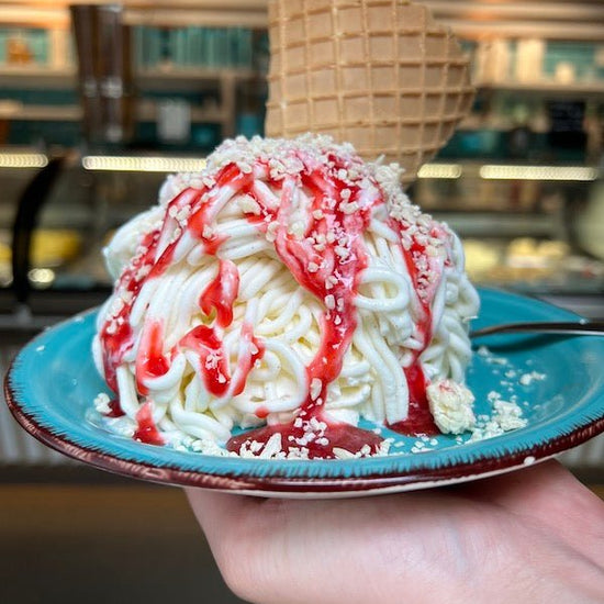 Spaghetti Ice Cream - Spaghettieis - Katchi Ice Cream